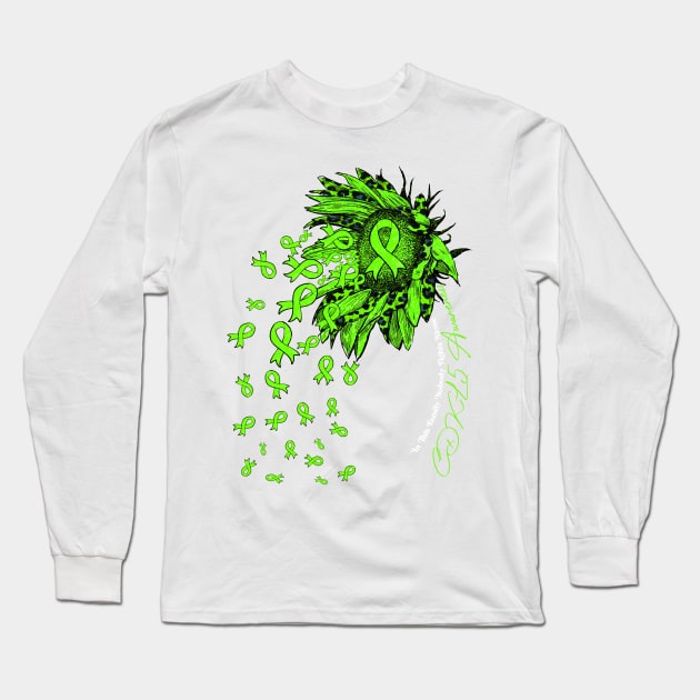 CDKL5 Awareness - sunflower nobody fights alone Long Sleeve T-Shirt by Lewis Swope